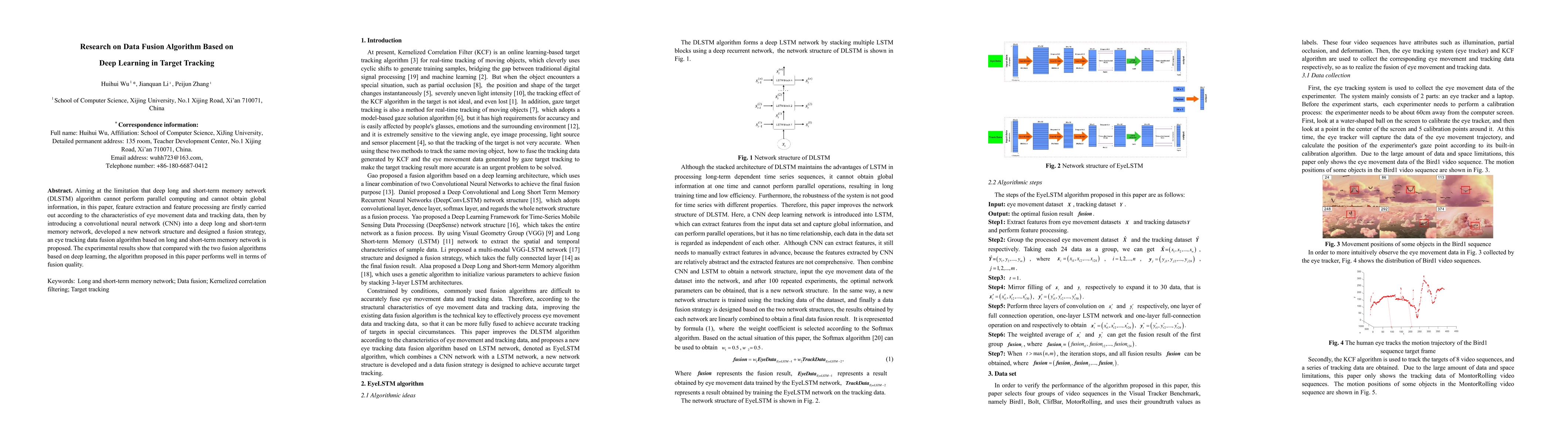 Thumbnail for Research on Data Fusion Algorithm Based on Deep Learning in Target
  Tracking