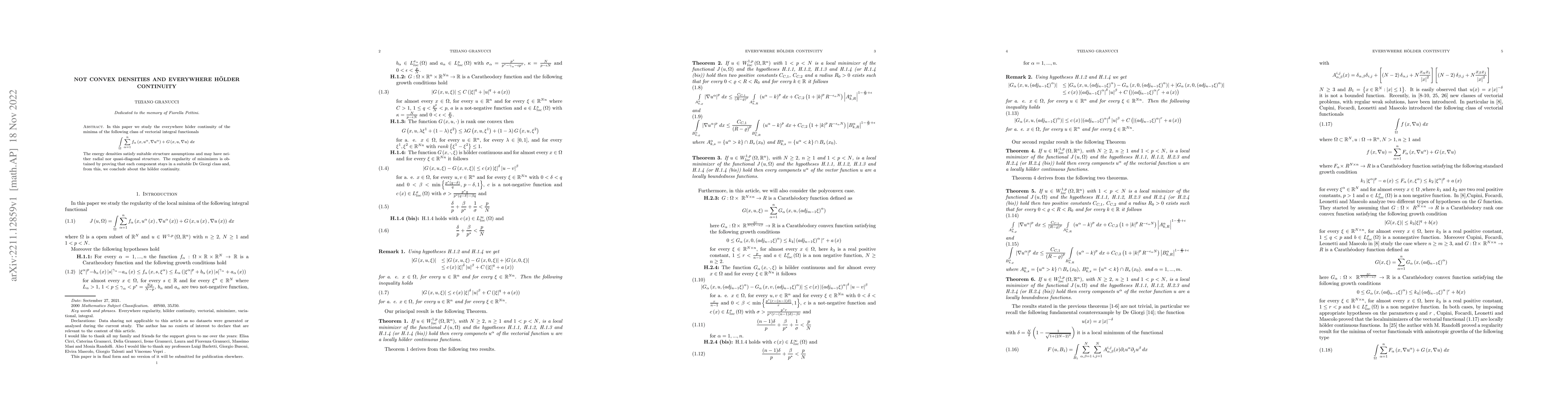 Thumbnail for Not convex densities and everywhere H\"older continuity