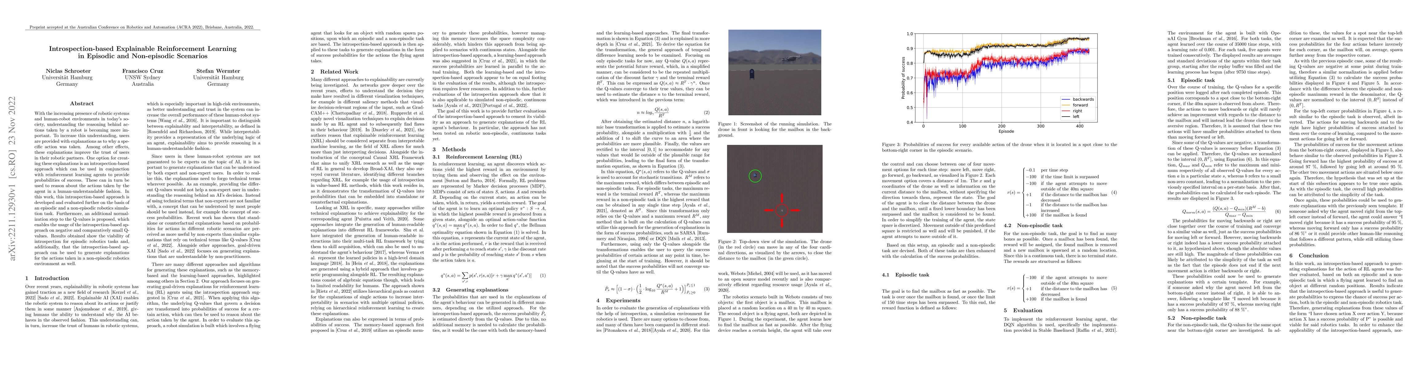 Thumbnail for Introspection-based Explainable Reinforcement Learning in Episodic and
  Non-episodic Scenarios
