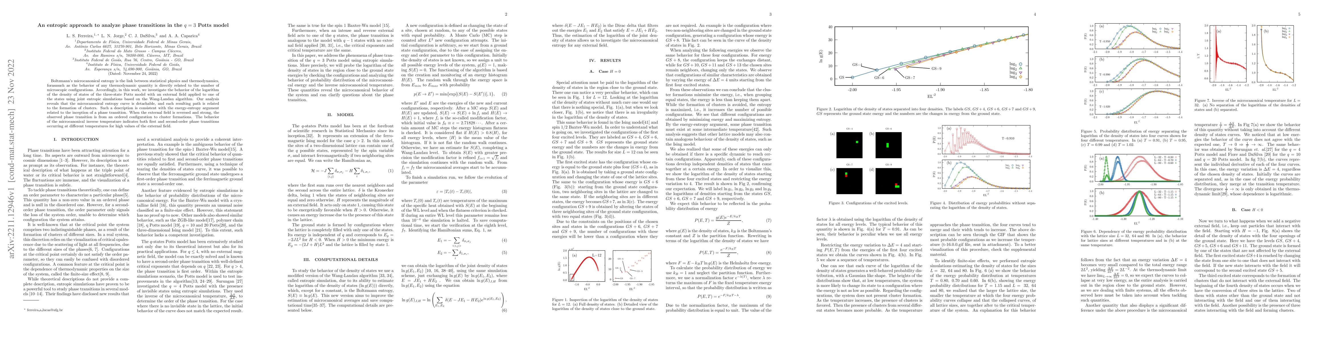 Thumbnail for An entropic approach to analyze phase transitions in the q = 3 Potts
  model