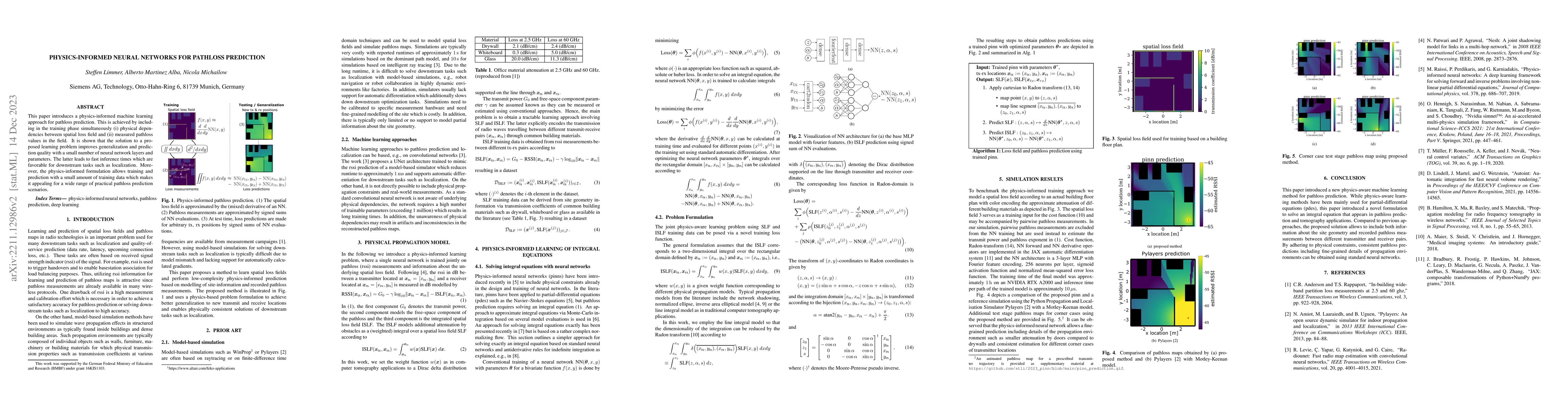 Thumbnail for Physics-informed neural networks for pathloss prediction