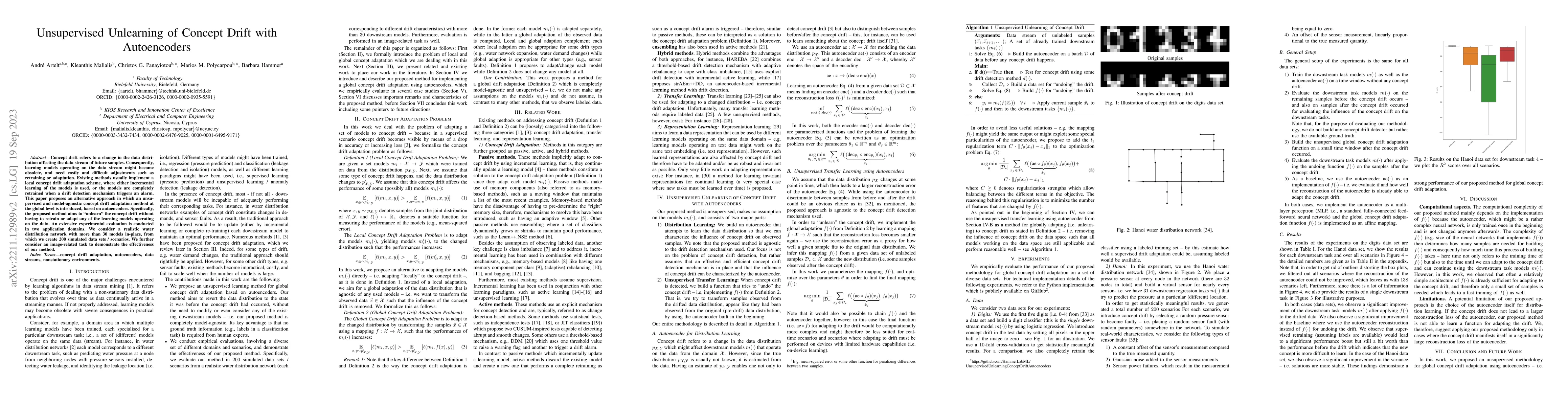 Thumbnail for Unsupervised Unlearning of Concept Drift with Autoencoders