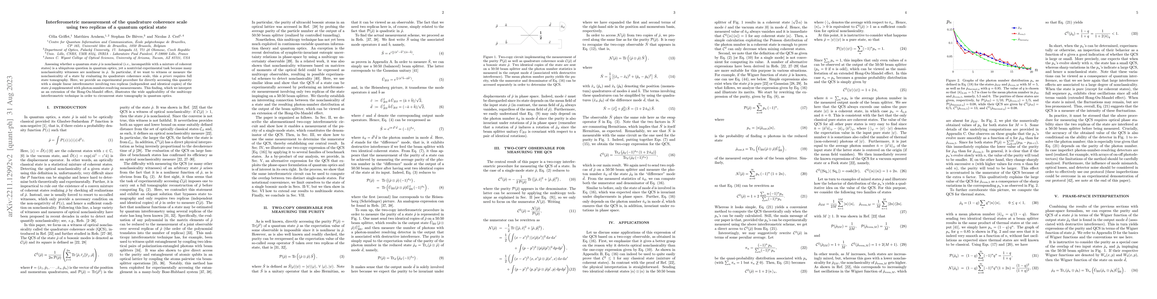 Thumbnail for Interferometric measurement of the quadrature coherence scale using two
  replicas of a quantum optical state