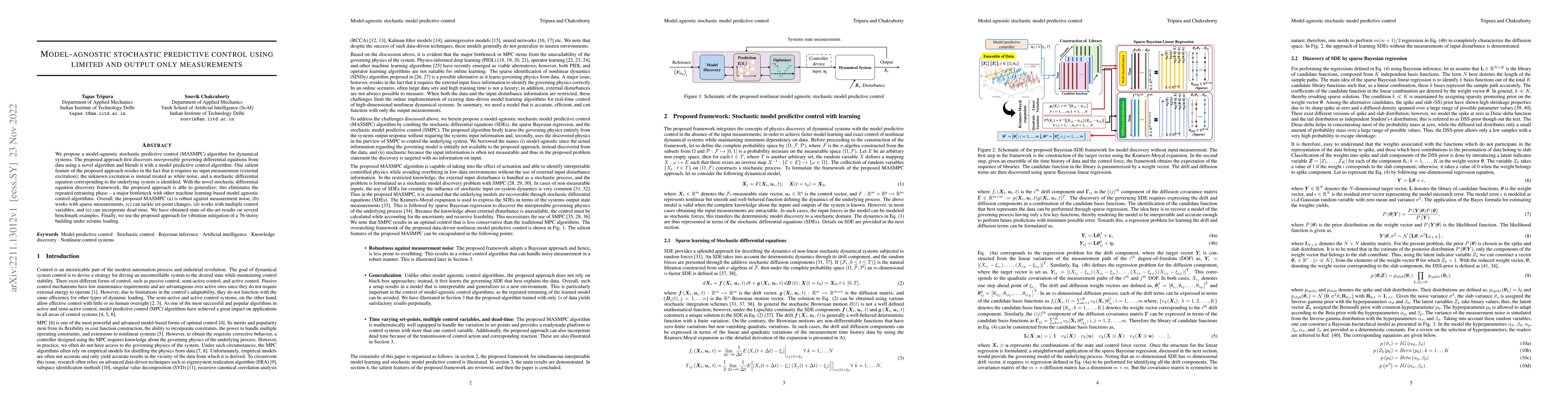Thumbnail for Model-agnostic stochastic model predictive control