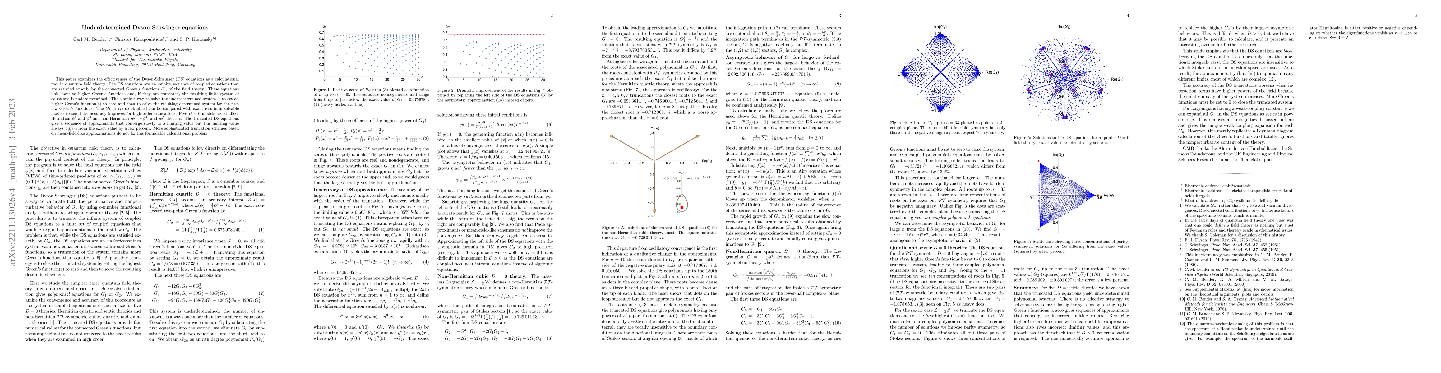 Thumbnail for Underdetermined Dyson-Schwinger equations