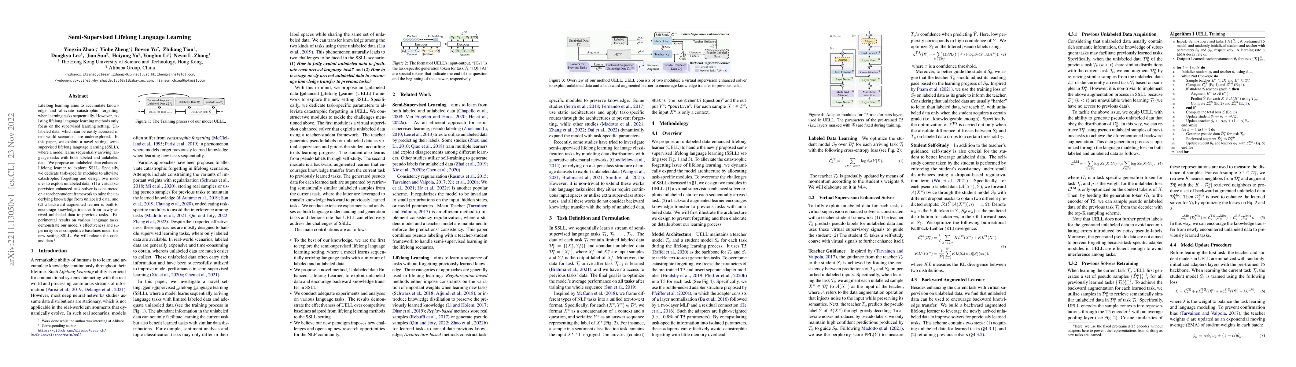 Thumbnail for Semi-Supervised Lifelong Language Learning