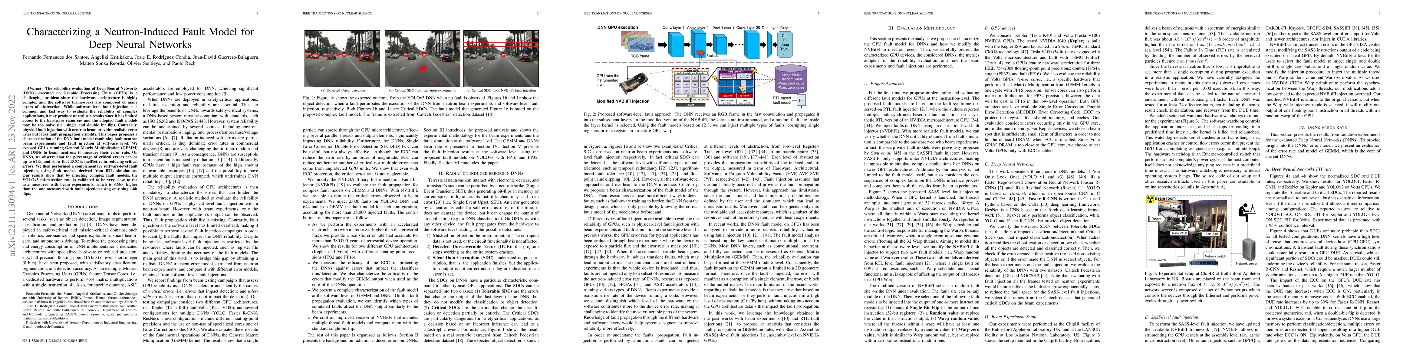Thumbnail for Characterizing a Neutron-Induced Fault Model for Deep Neural Networks