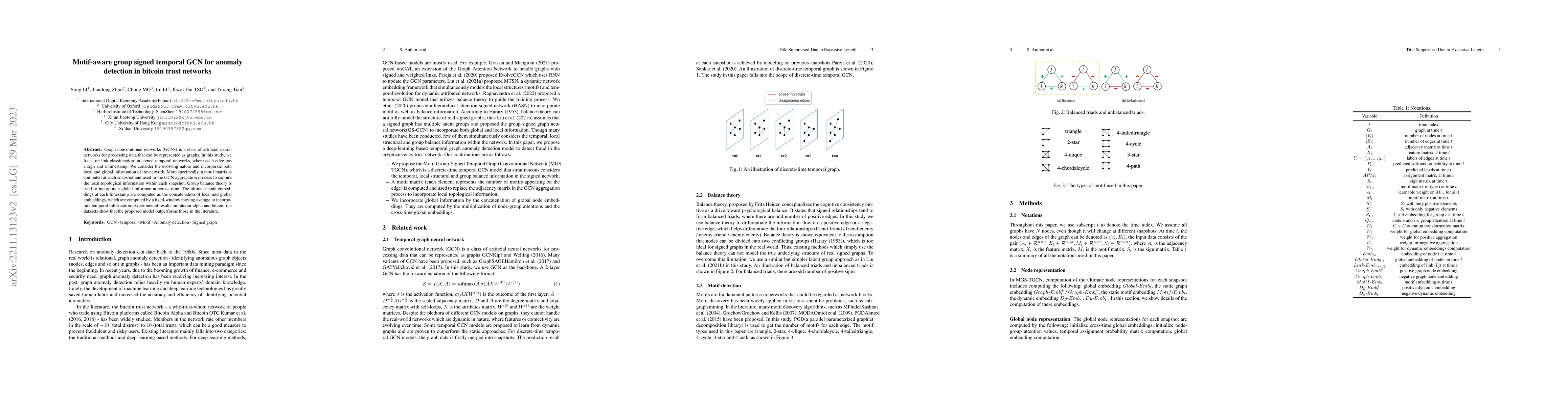 Thumbnail for Motif-aware temporal GCN for fraud detection in signed cryptocurrency
  trust networks