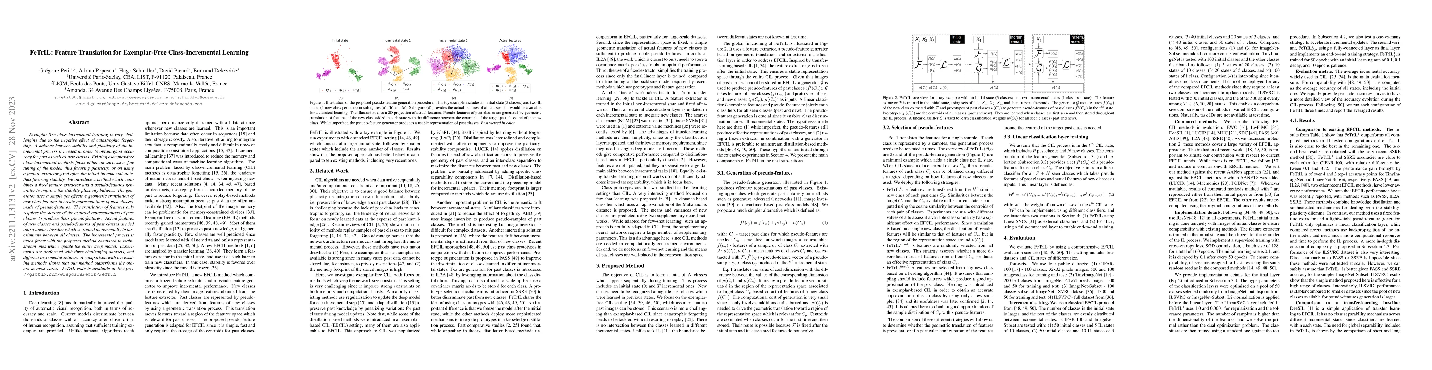 Thumbnail for FeTrIL: Feature Translation for Exemplar-Free Class-Incremental Learning