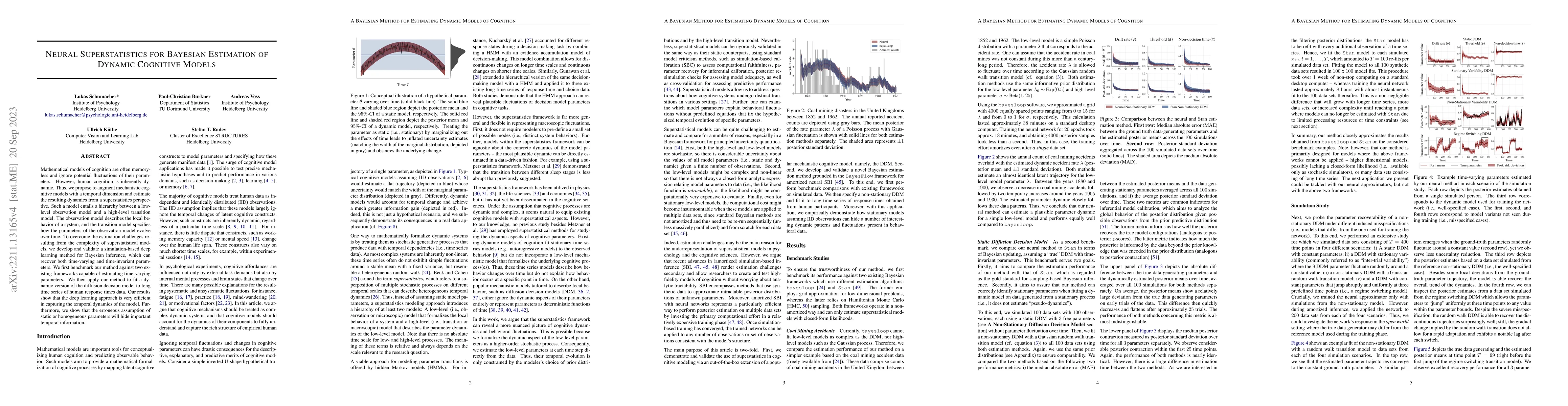Thumbnail for Neural Superstatistics for Bayesian Estimation of Dynamic Cognitive
  Models