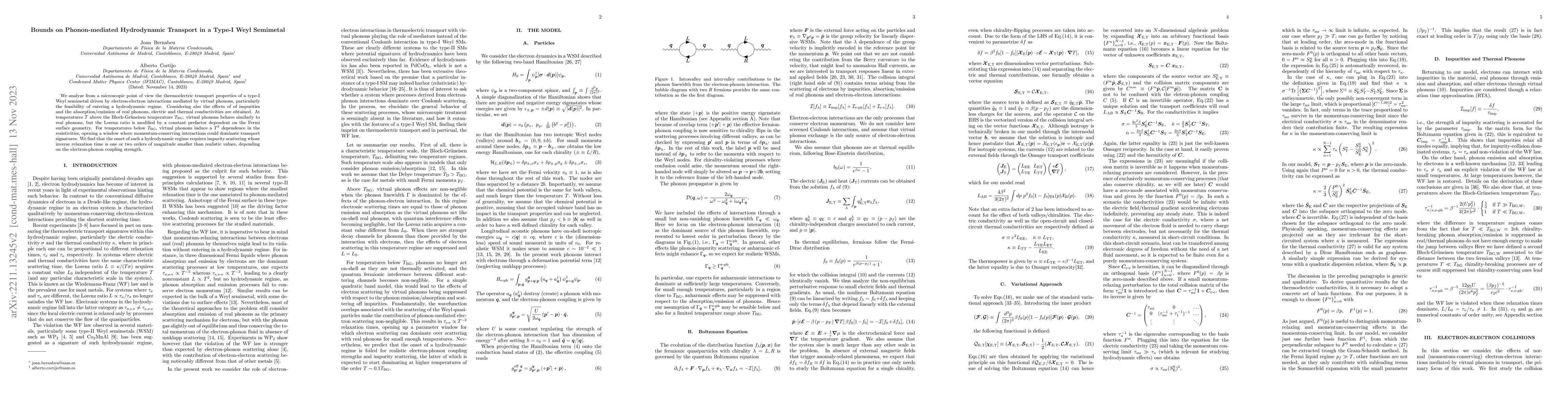 Thumbnail for Phonon-mediated Hydrodynamic Transport in a Weyl Semimetal