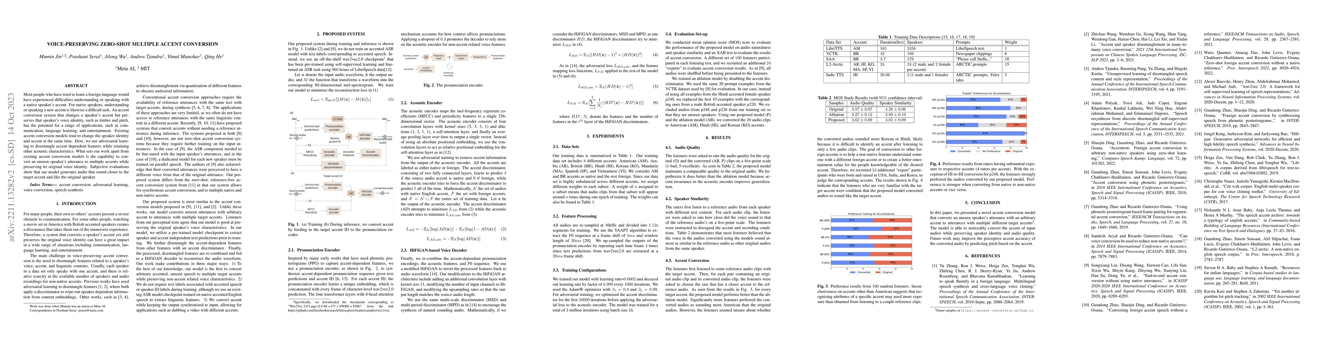 Thumbnail for Voice-preserving Zero-shot Multiple Accent Conversion