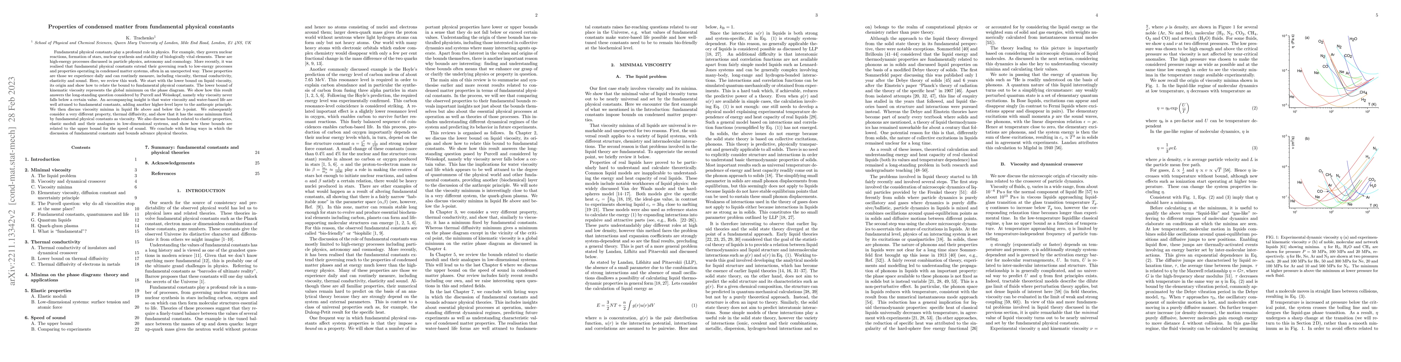 Thumbnail for Properties of condensed matter from fundamental physical constants