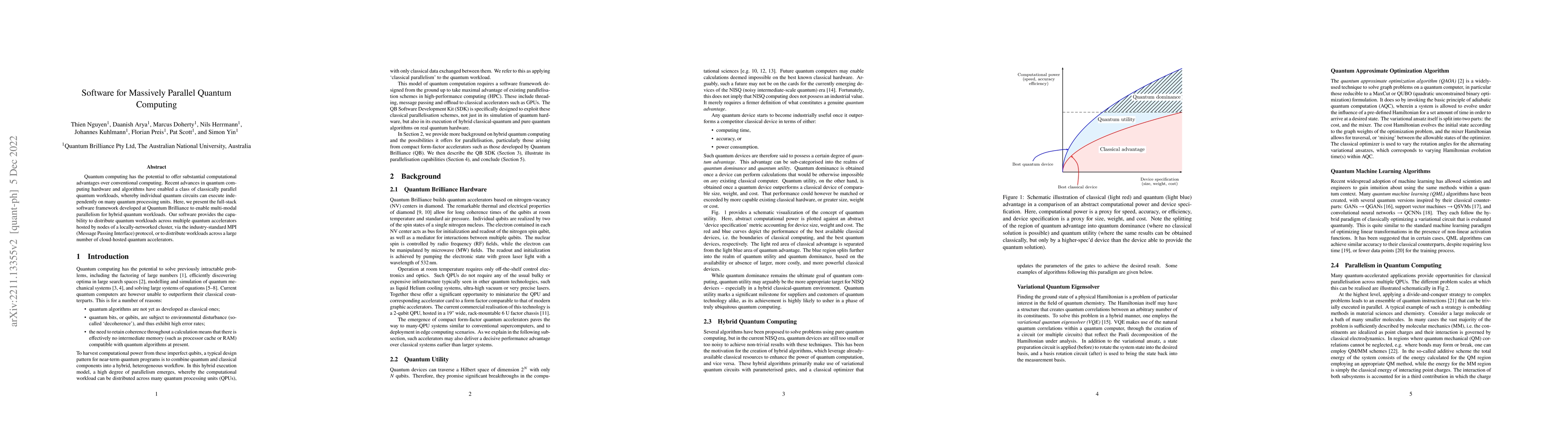 Thumbnail for Software for Massively Parallel Quantum Computing