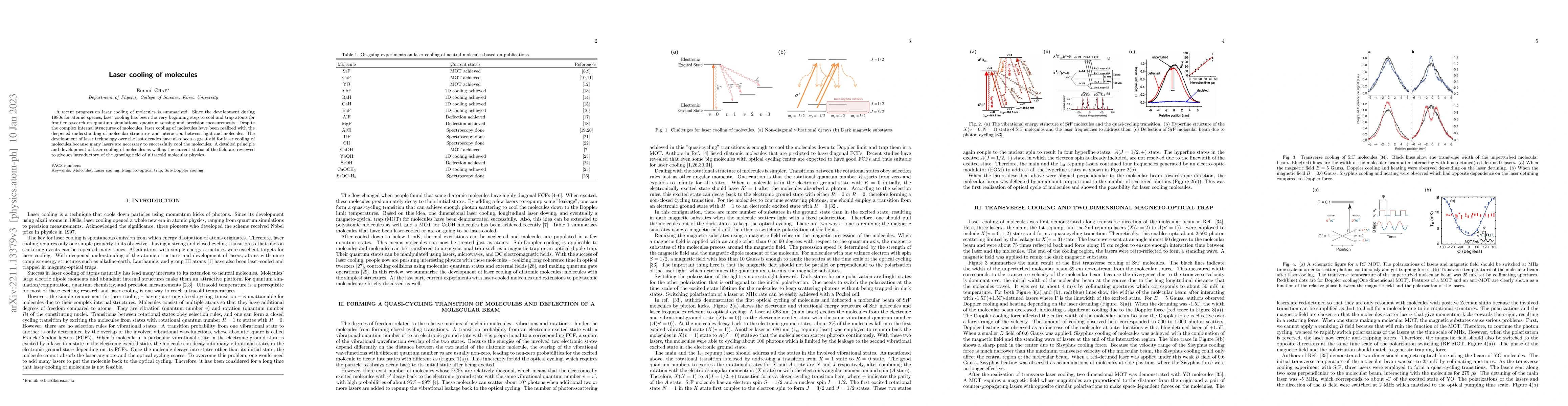 Thumbnail for Laser cooling of molecules
