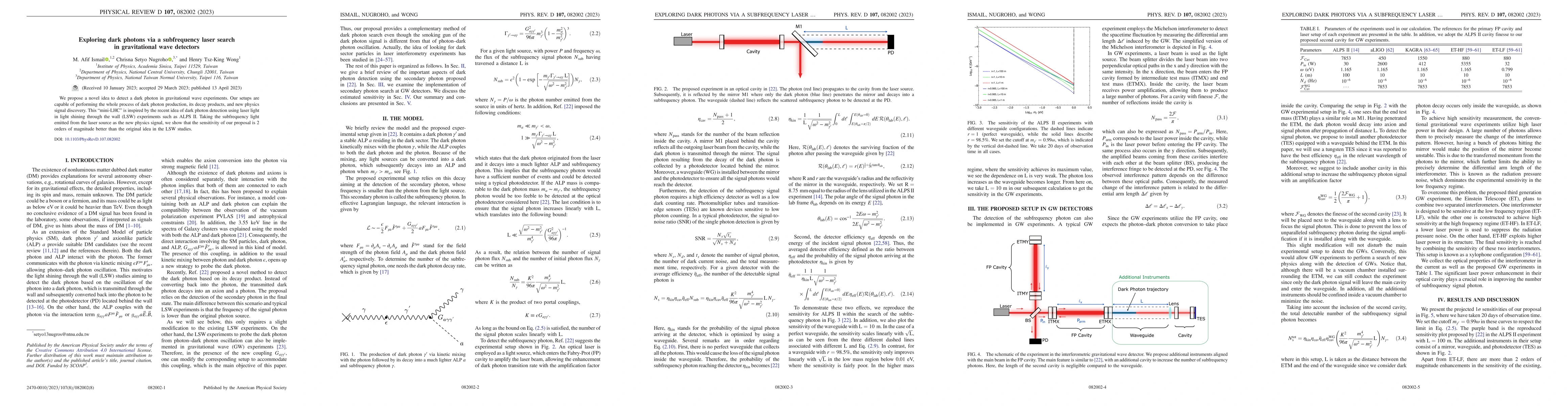 Thumbnail for Exploring dark photons via a subfrequency laser searchin gravitational
  wave detectors