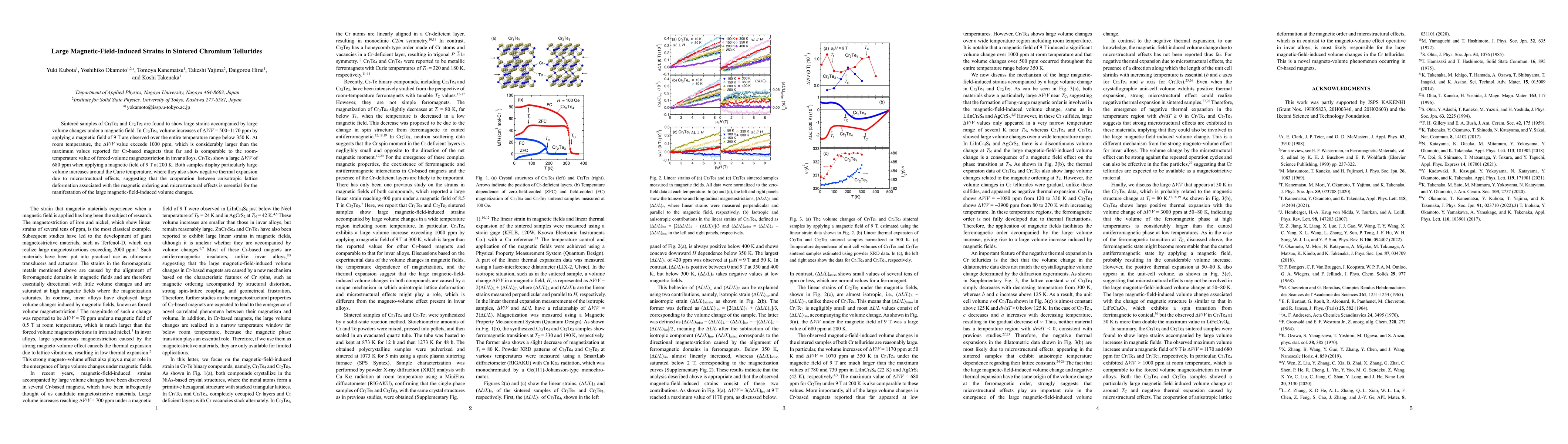 Thumbnail for Large Magnetic-Field-Induced Strains in Sintered Chromium Tellurides