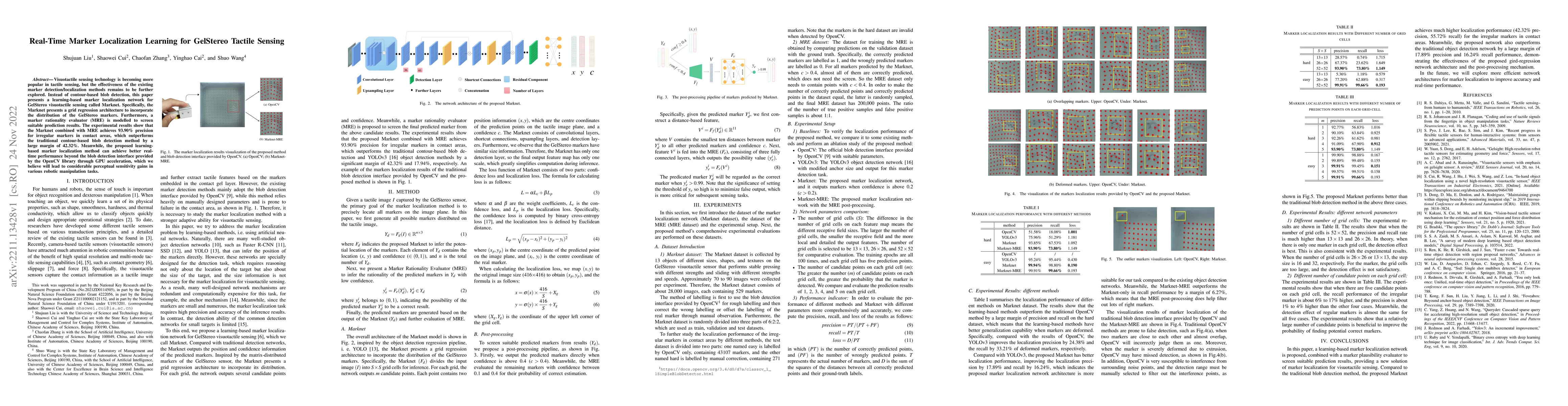Thumbnail for Real-Time Marker Localization Learning for GelStereo Tactile Sensing