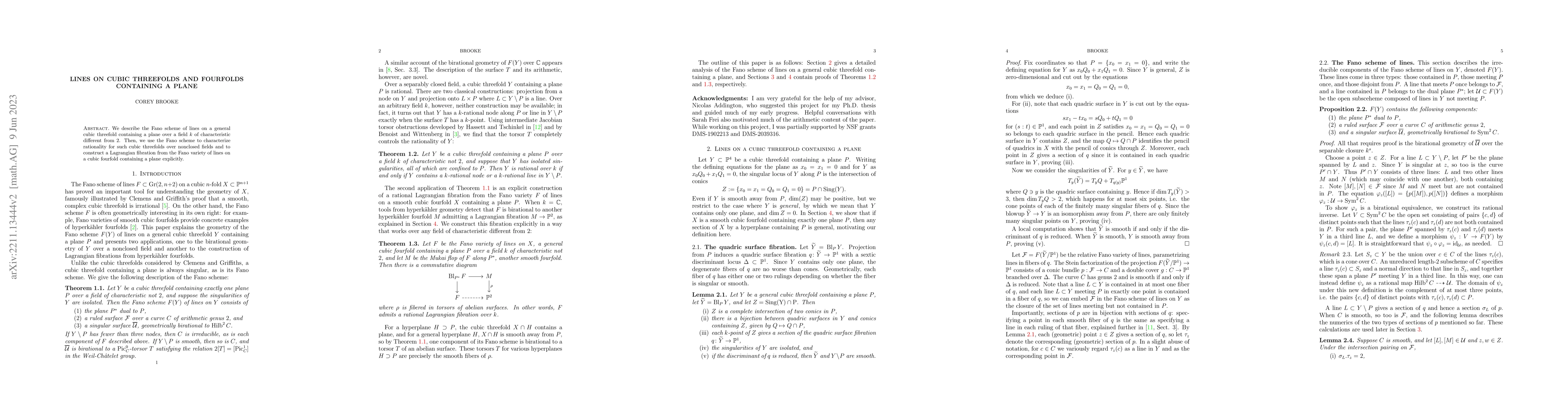 Thumbnail for Lines on cubic threefolds and fourfolds containing a plane