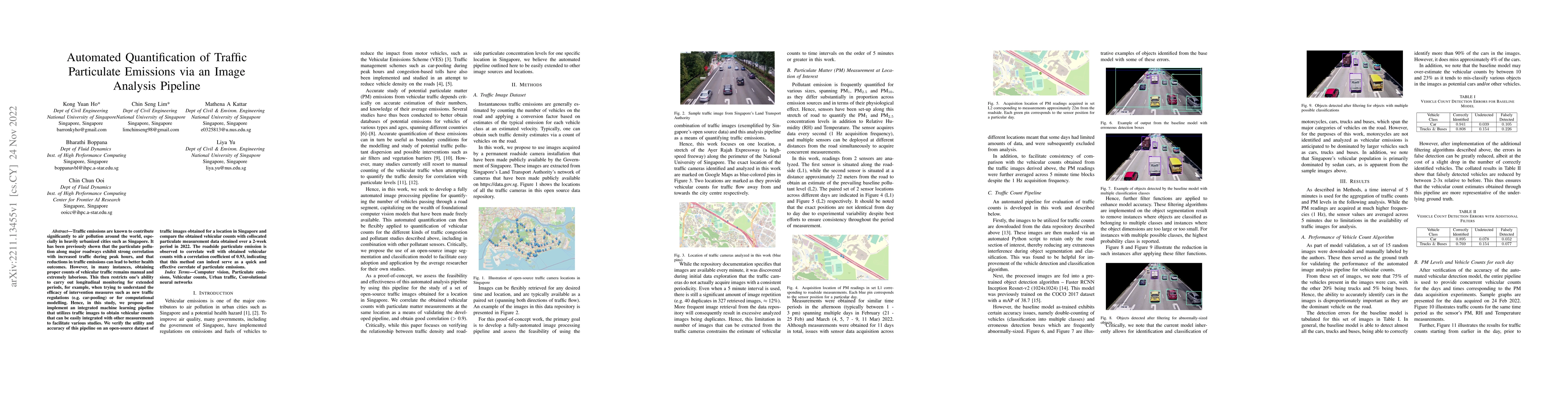 Thumbnail for Automated Quantification of Traffic Particulate Emissions via an Image
  Analysis Pipeline