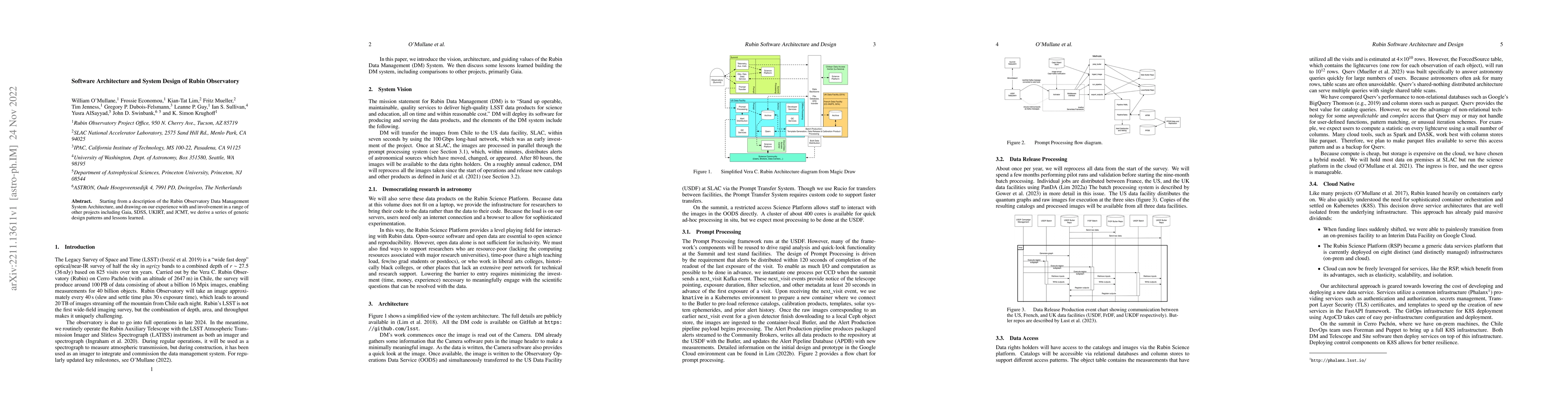 Thumbnail for Software Architecture and System Design of Rubin Observatory