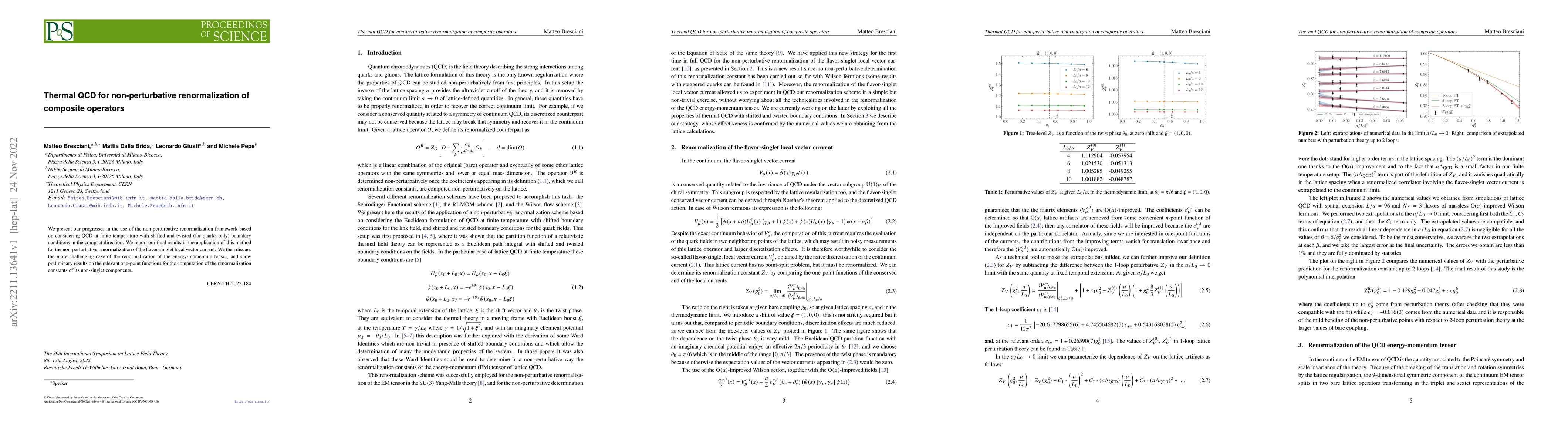 Thumbnail for Thermal QCD for non-perturbative renormalization of composite operators