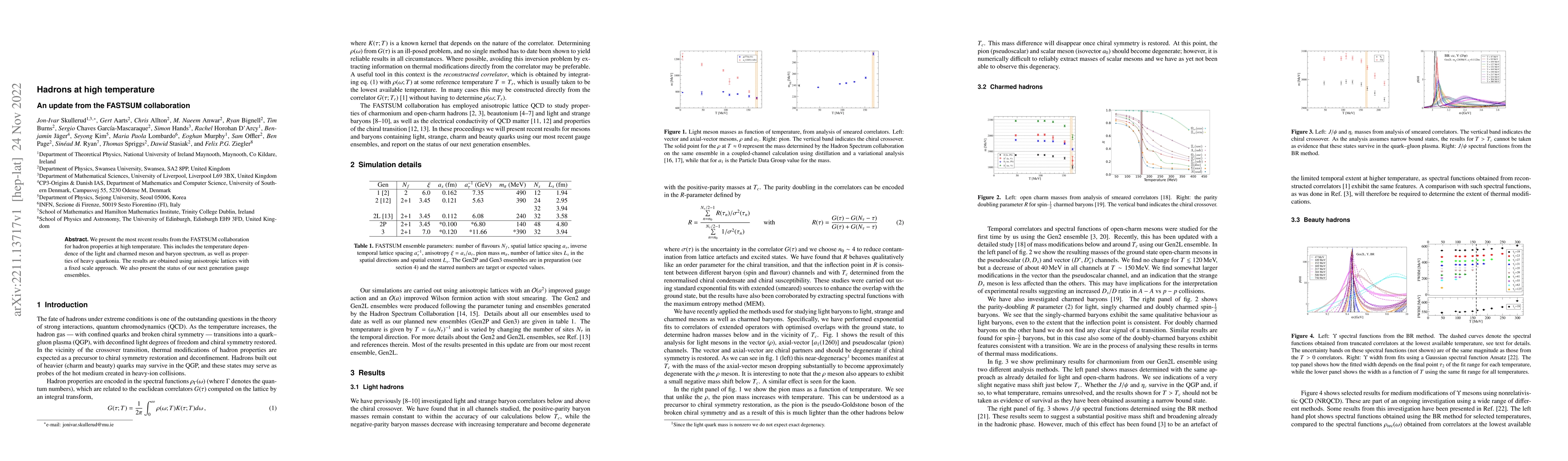 Thumbnail for Hadrons at high temperature: an update from the FASTSUM collaboration