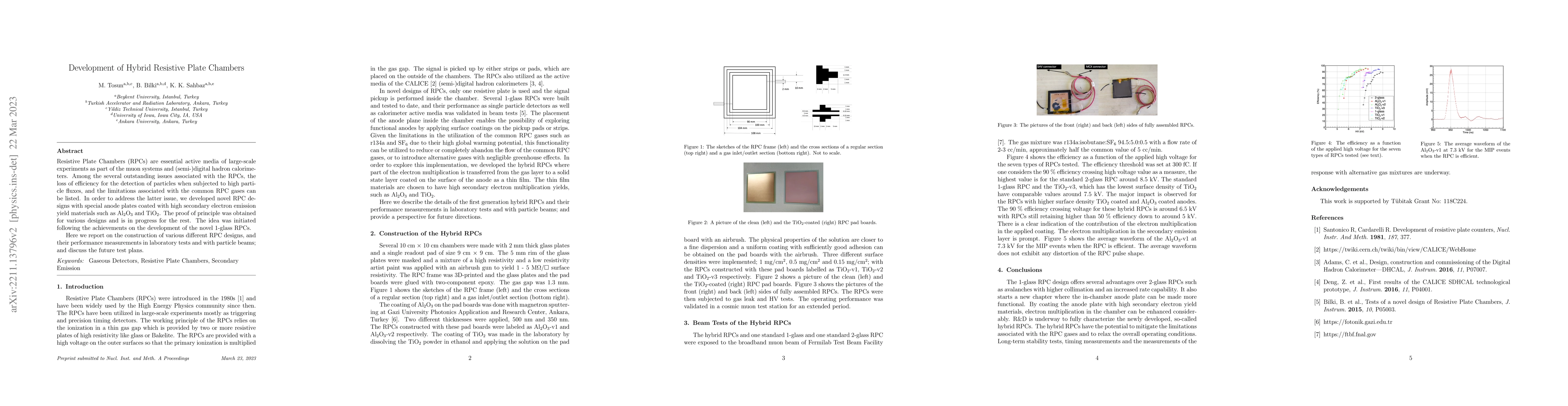 Thumbnail for Development of Hybrid Resistive Plate Chambers