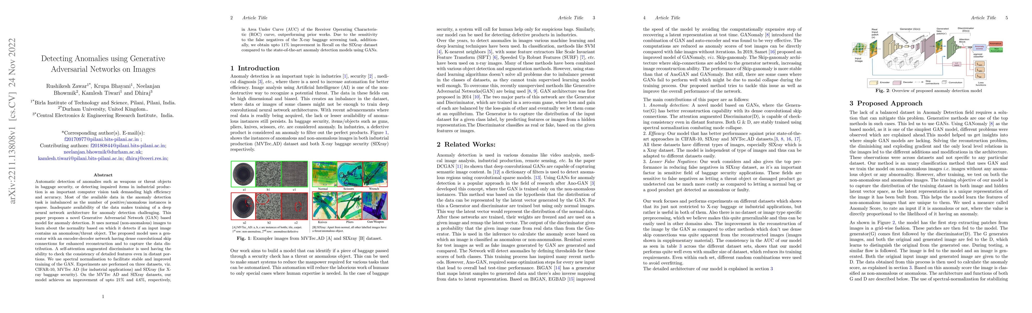 Thumbnail for Detecting Anomalies using Generative Adversarial Networks on Images