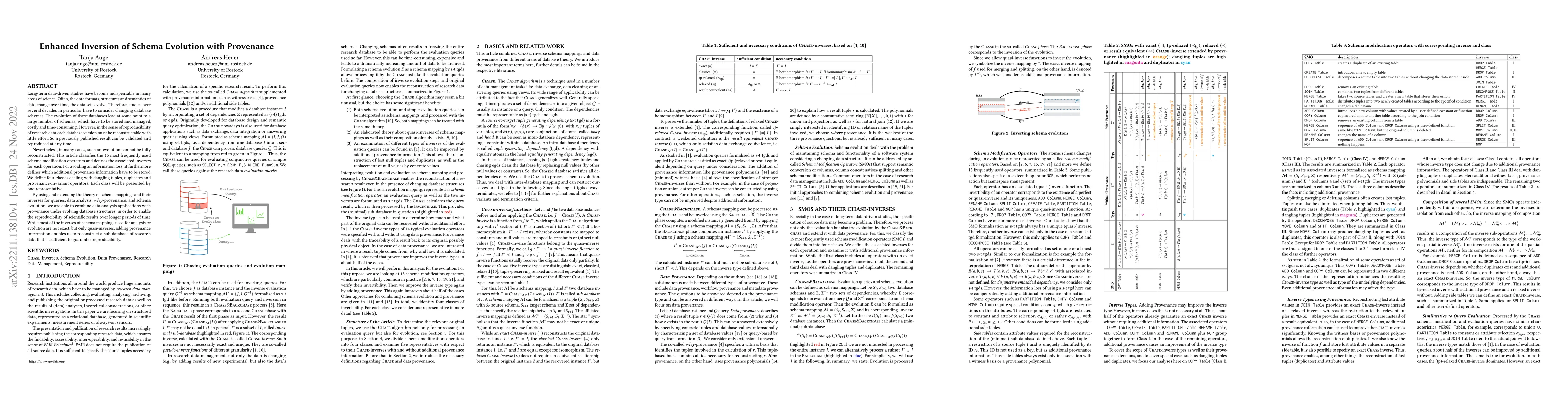 Thumbnail for Enhanced Inversion of Schema Evolution with Provenance