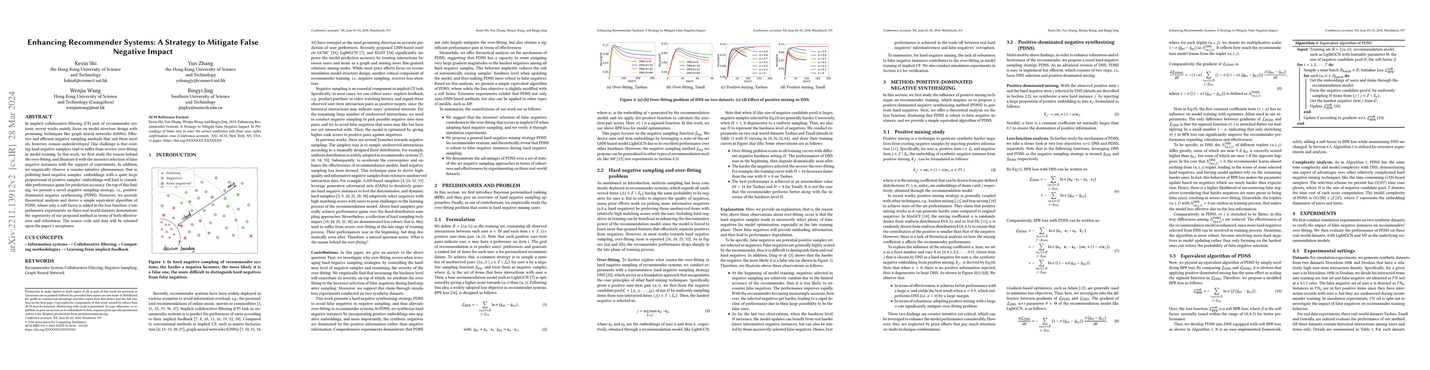 Thumbnail for Enhancing Recommender Systems: A Strategy to Mitigate False Negative
  Impact