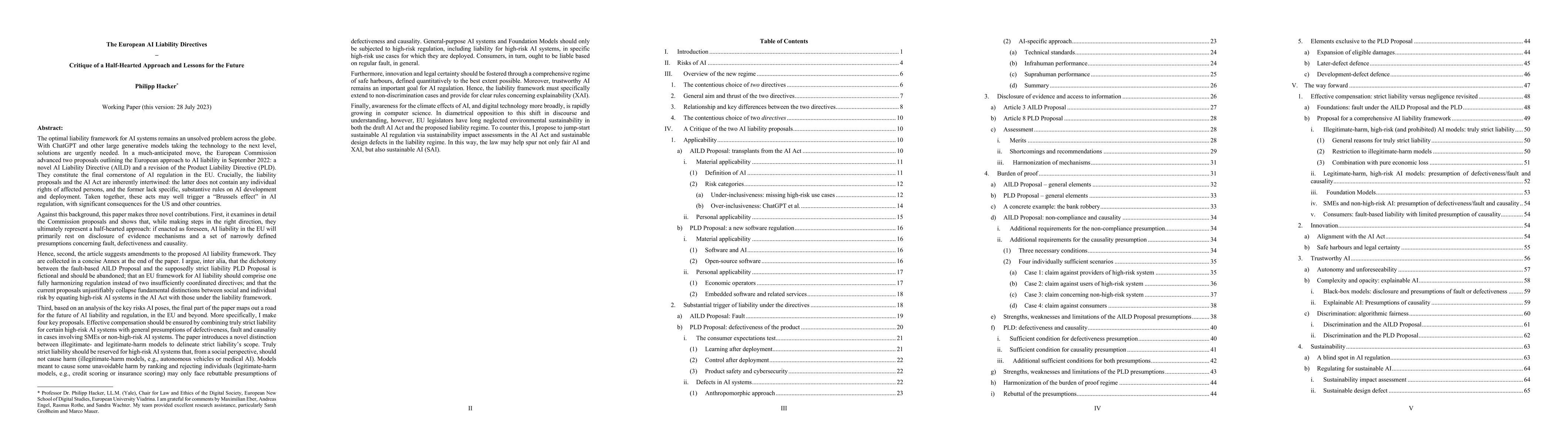 Thumbnail for The European AI Liability Directives -- Critique of a Half-Hearted
  Approach and Lessons for the Future