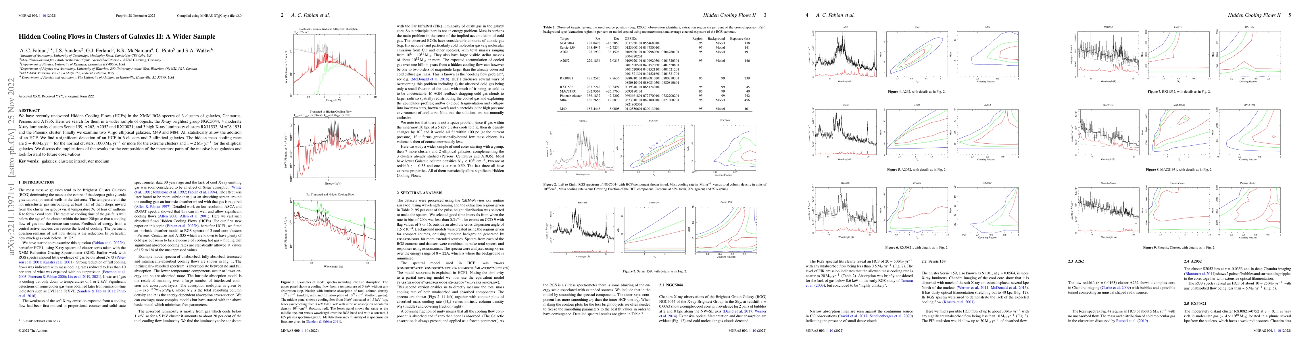 Thumbnail for Hidden Cooling Flows in Clusters of Galaxies II: A Wider Sample