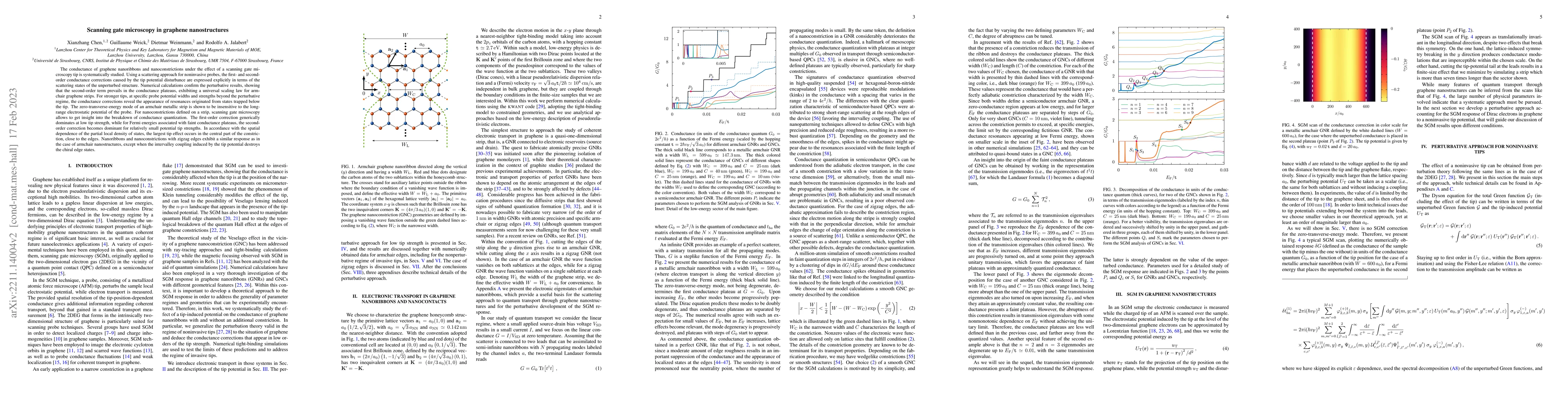 Thumbnail for Scanning gate microscopy in graphene nanostructures