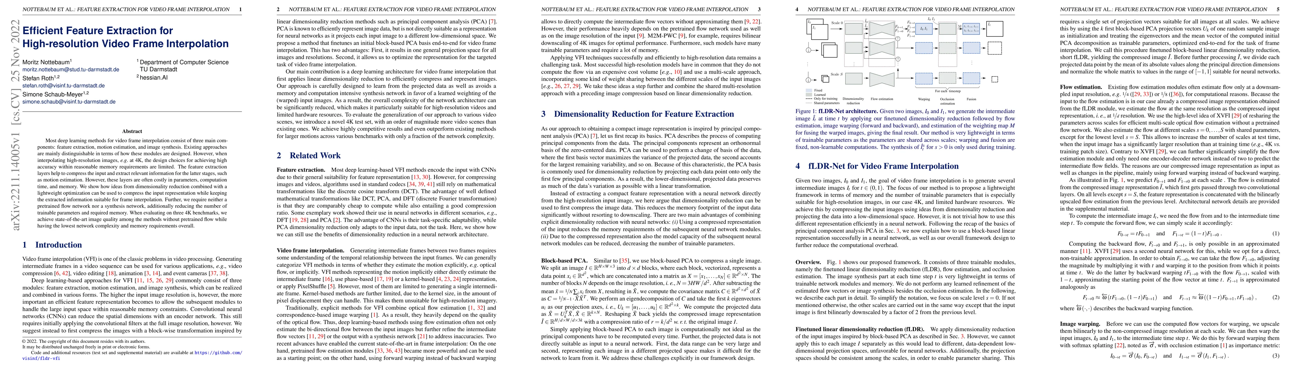 Thumbnail for Efficient Feature Extraction for High-resolution Video Frame
  Interpolation