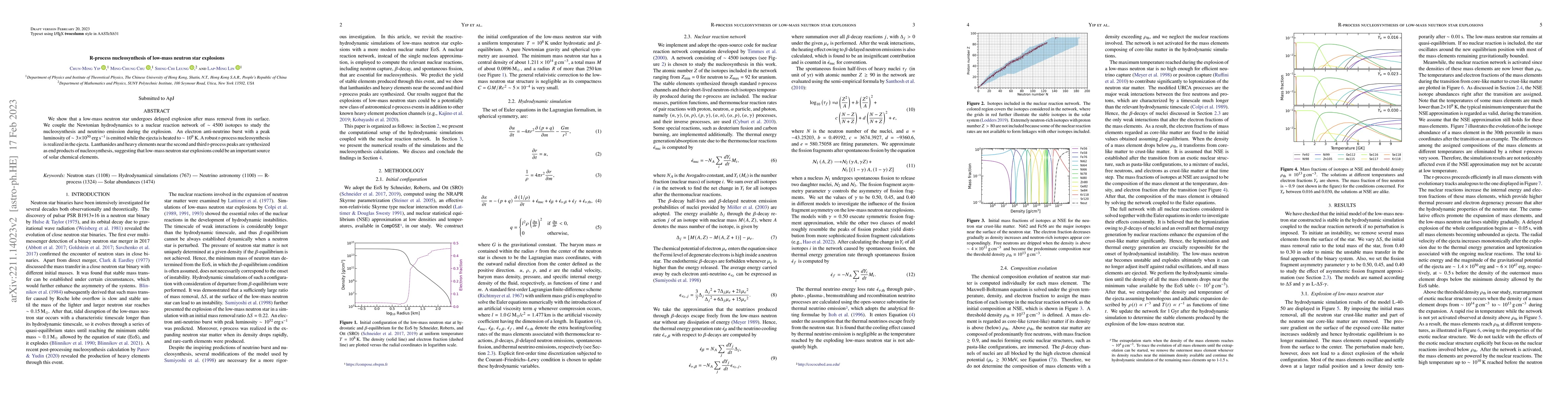 Thumbnail for R-process nucleosynthesis of low-mass neutron star explosions