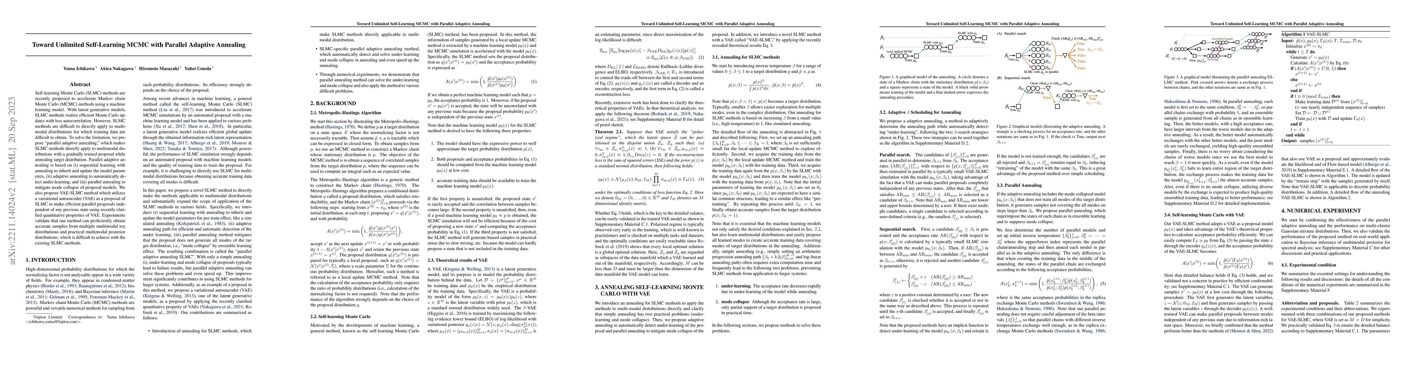 Thumbnail for Toward Unlimited Self-Learning MCMC with Parallel Adaptive Annealing