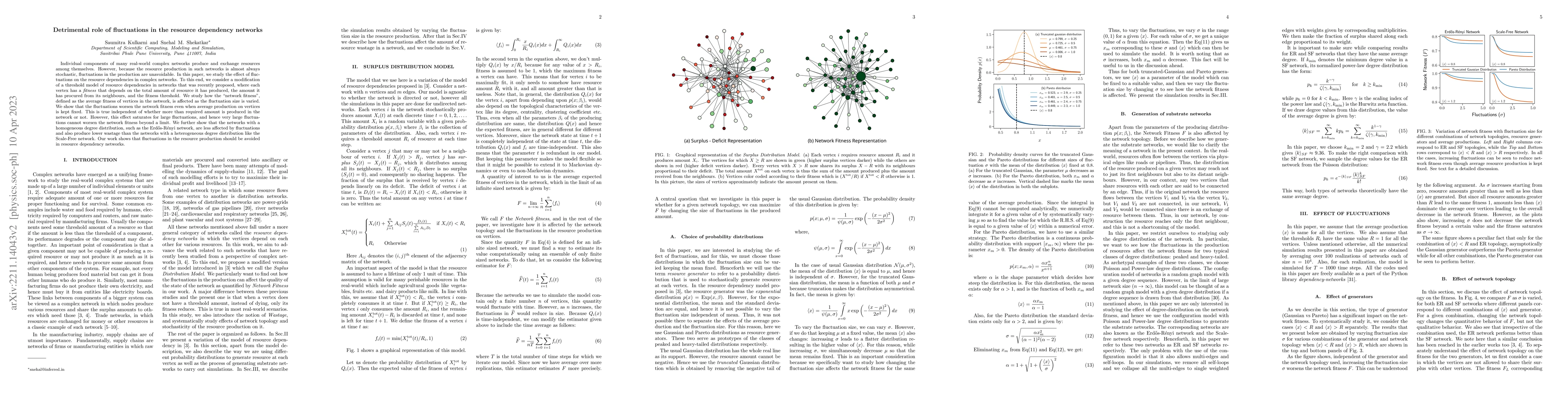 Thumbnail for Detrimental role of fluctuations in the resource dependency networks