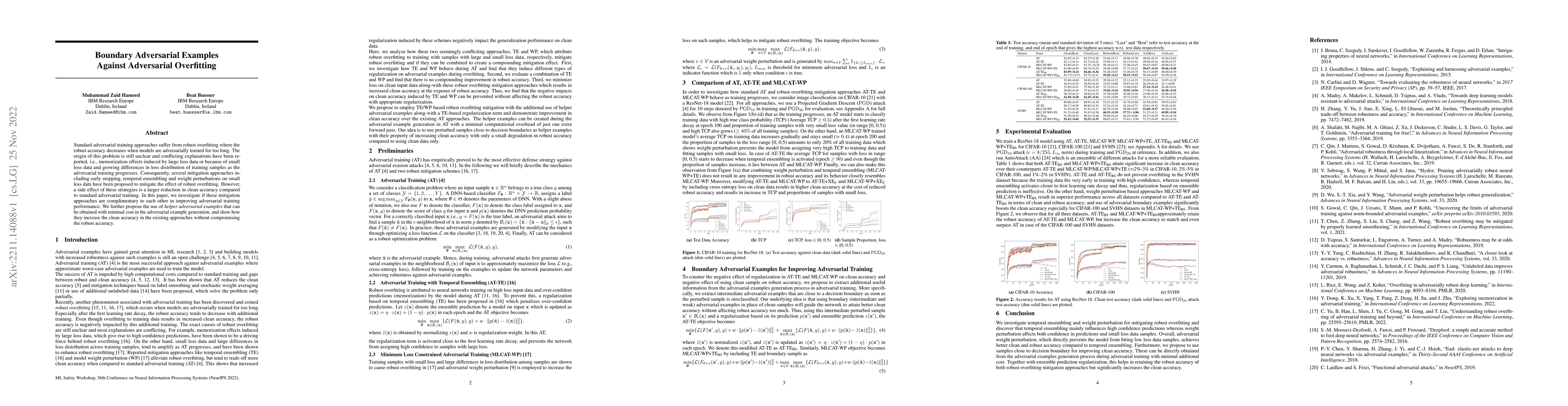 Thumbnail for Boundary Adversarial Examples Against Adversarial Overfitting