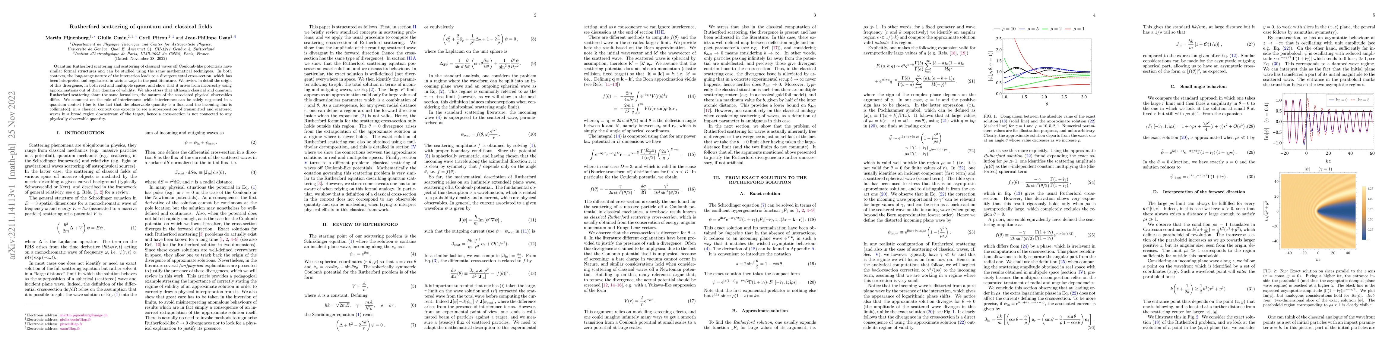 Thumbnail for Rutherford scattering of quantum and classical fields