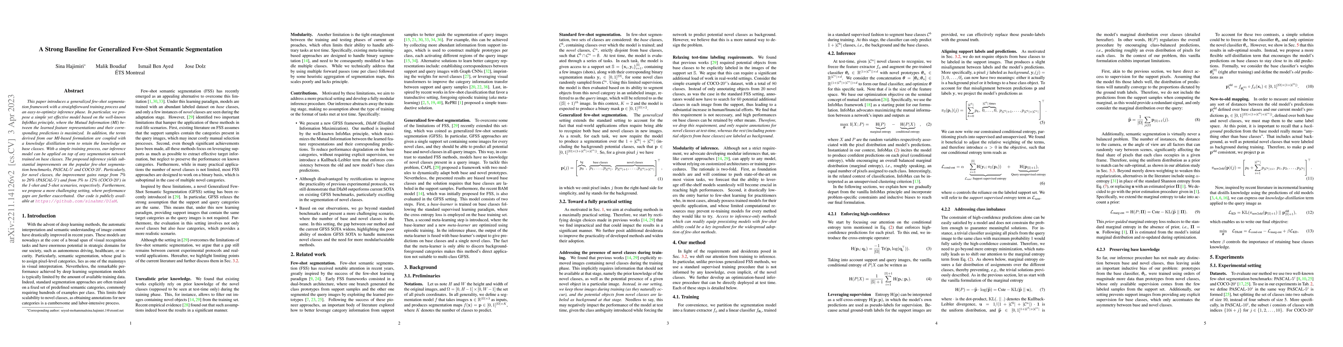 Thumbnail for A Strong Baseline for Generalized Few-Shot Semantic Segmentation