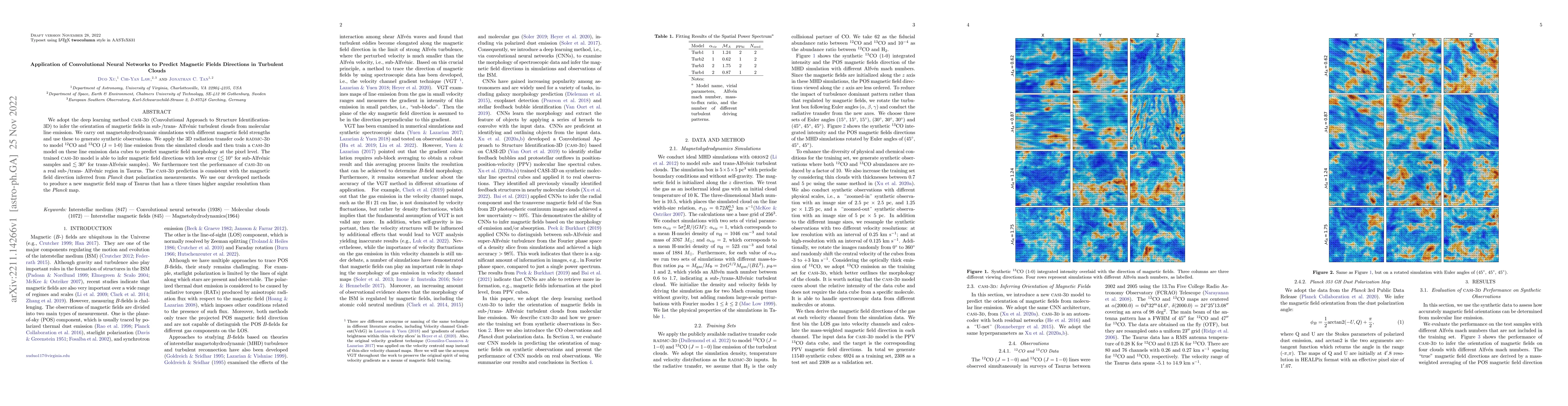 Thumbnail for Application of Convolutional Neural Networks to Predict Magnetic Fields
  Directions in Turbulent Clouds