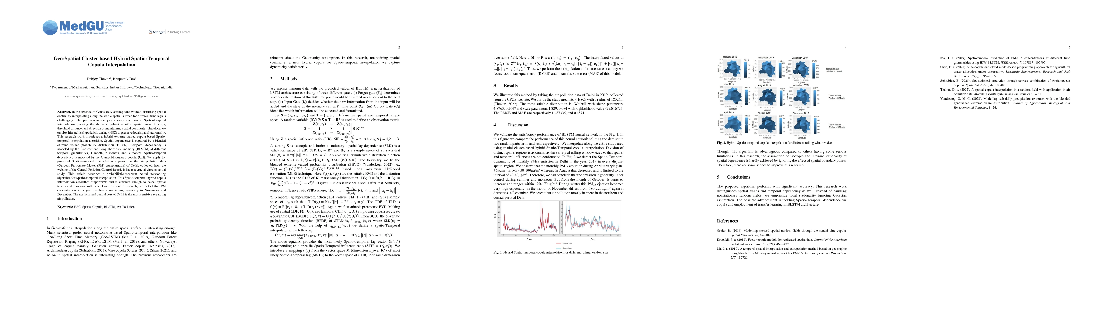 Thumbnail for Geo-Spatial Cluster based Hybrid Spatio-Temporal Copula Interpolation