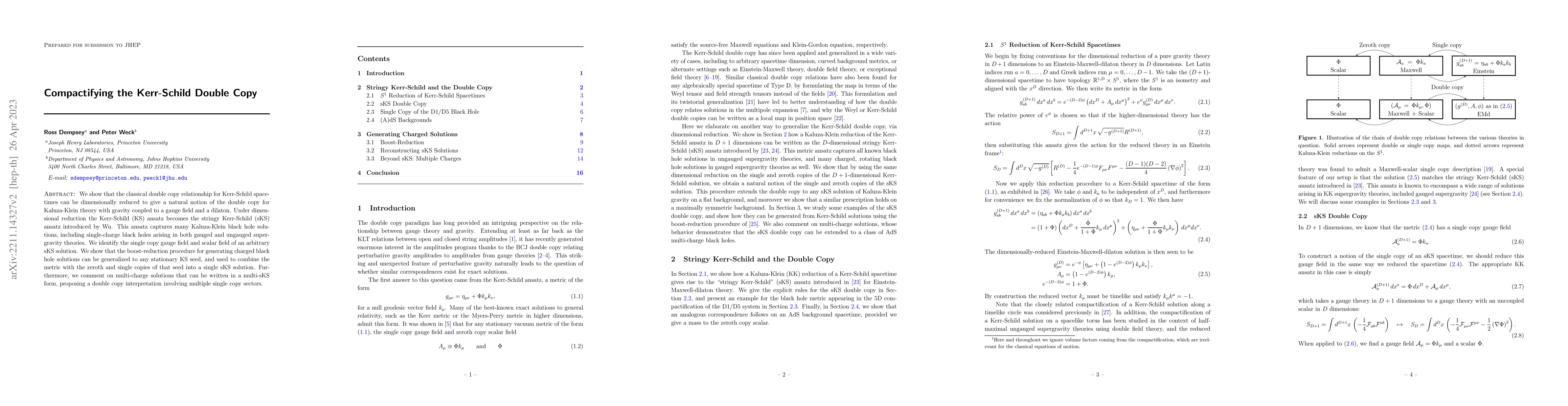 Thumbnail for Compactifying the Kerr-Schild Double Copy