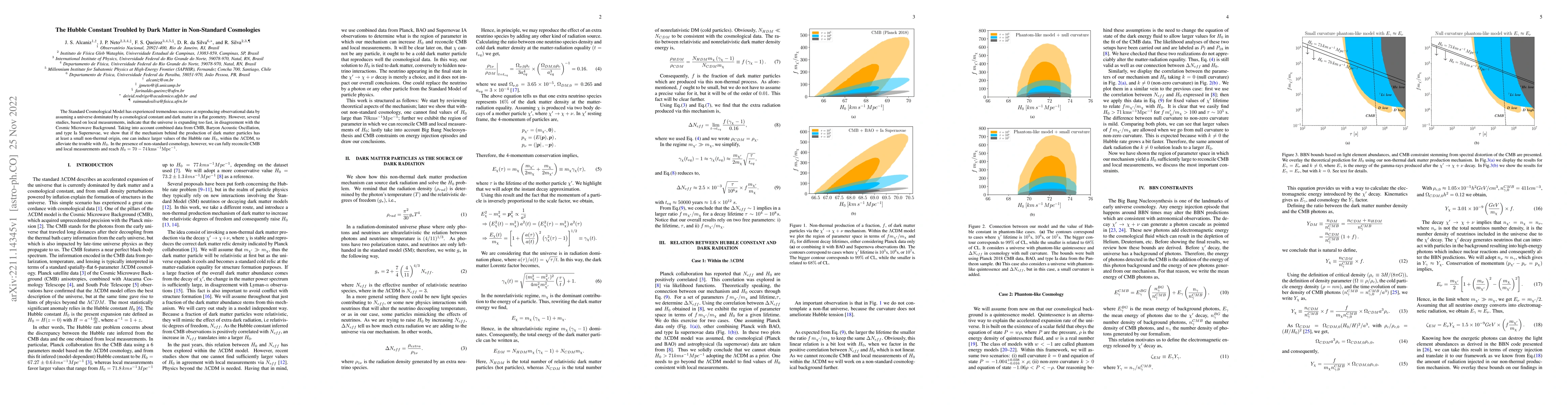 Thumbnail for The Hubble Constant Troubled by Dark Matter in Non-Standard Cosmologies