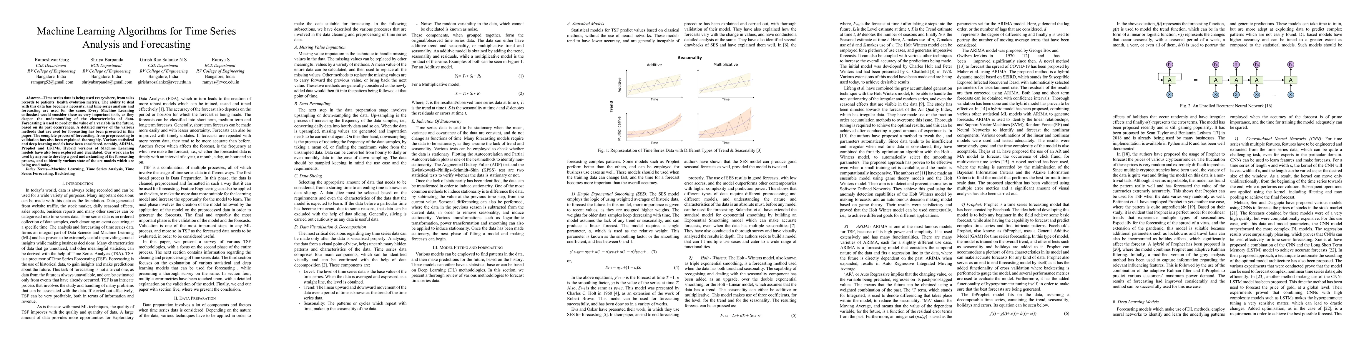 Thumbnail for Machine Learning Algorithms for Time Series Analysis and Forecasting