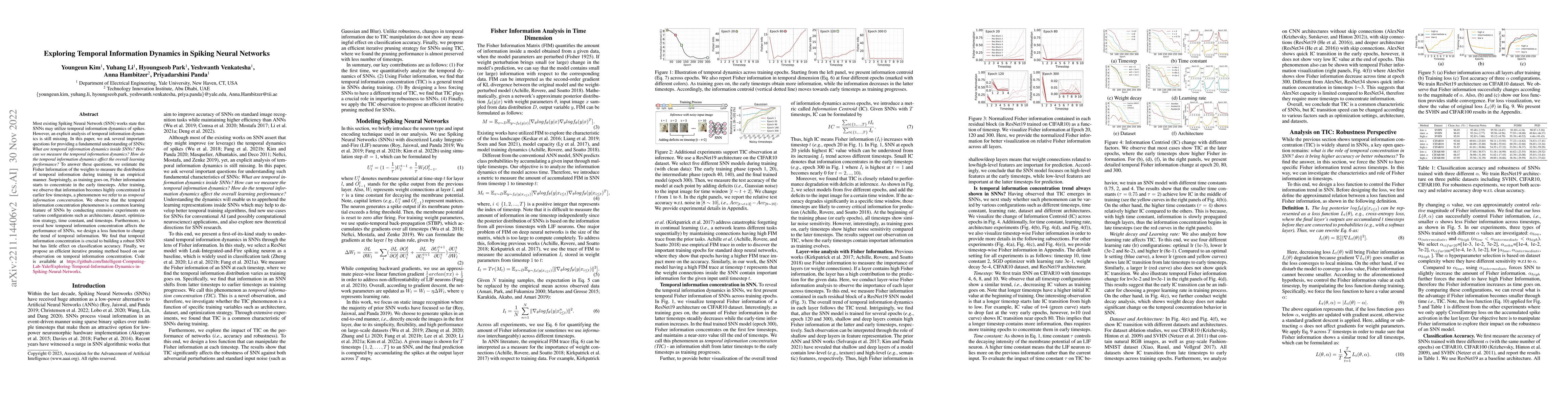 Thumbnail for Exploring Temporal Information Dynamics in Spiking Neural Networks