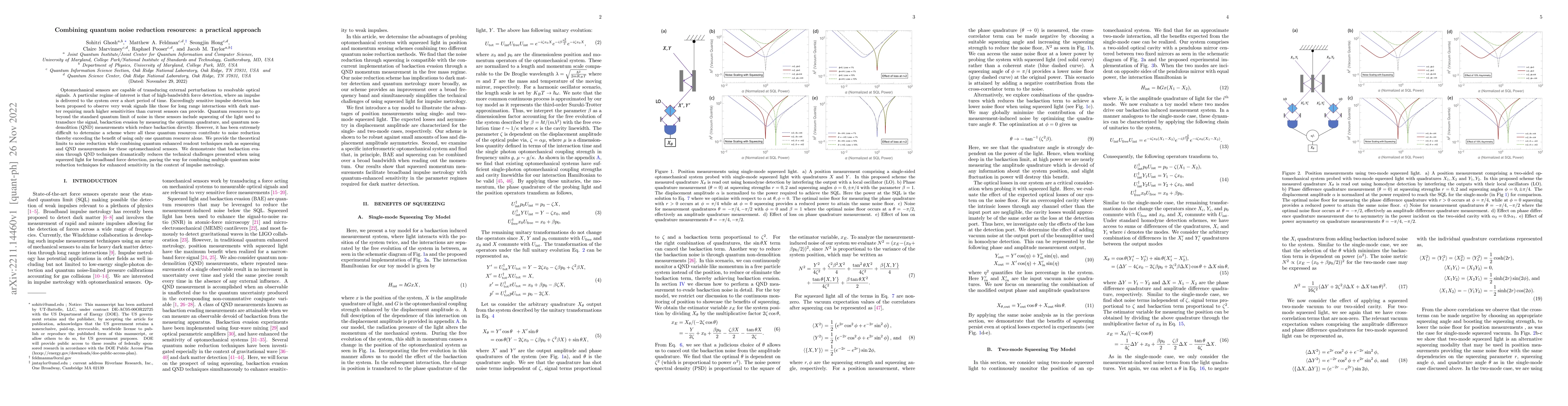 Thumbnail for Combining quantum noise reduction resources: a practical approach