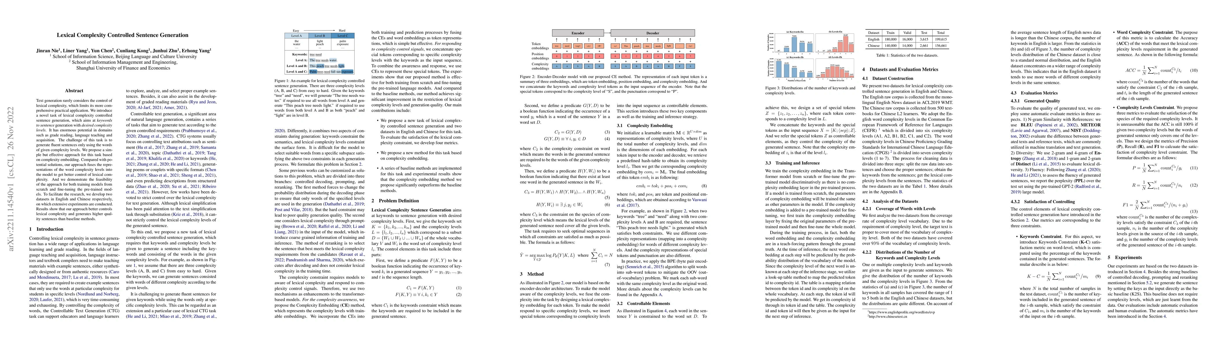 Thumbnail for Lexical Complexity Controlled Sentence Generation