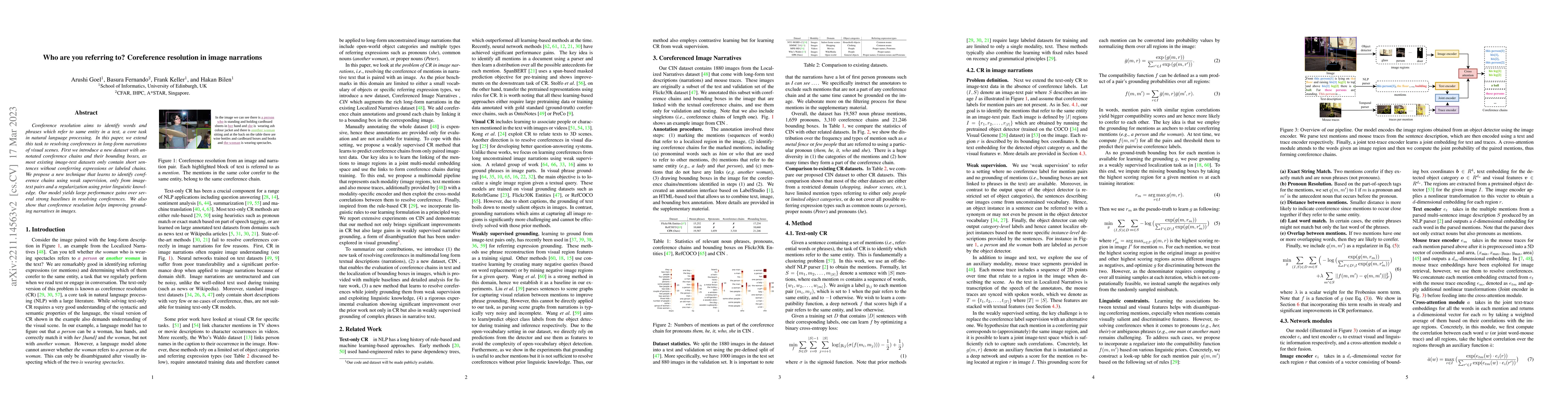 Thumbnail for Who are you referring to? Coreference resolution in image narrations